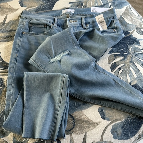 Loft jeans. The Skinny, mid rise, regular fit. Size 30/10 - Picture 5 of 5